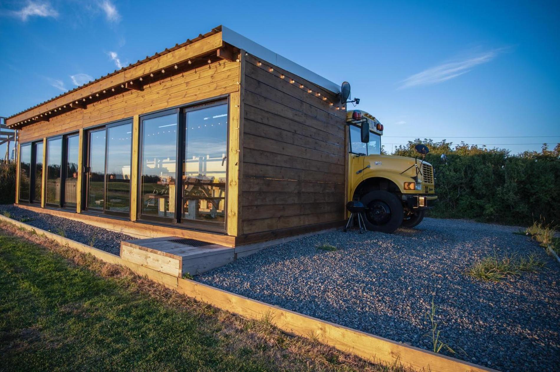 American School Bus - 1 Bedroom - Blossom Farm - Tiers Cross Johnston Eksteriør bilde